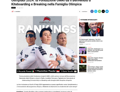 Olimpiadi 2024: la Fondazione OMRI dà il Benvenuto a Kiteboarding e Breaking nella Famiglia Olimpica