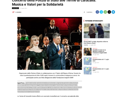 Concerto della Polizia di Stato alle Terme di Caracalla: Musica e Valori per la Solidarietà